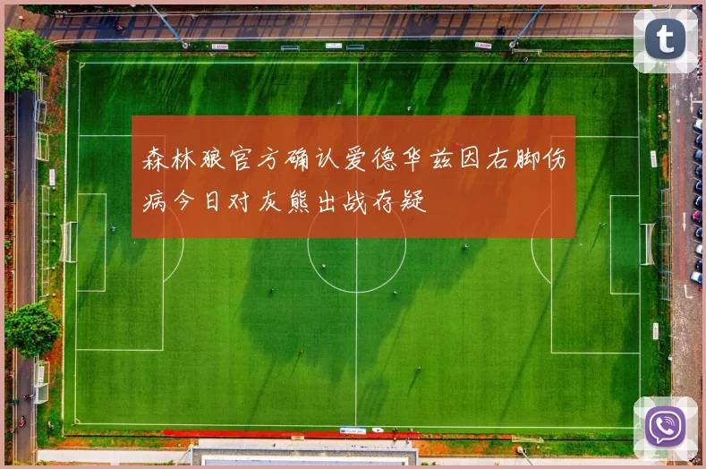 森林狼官方确认爱德华兹因右脚伤病今日对灰熊出战存疑